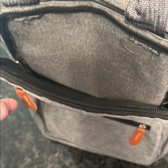 Gray and Tan Men's Backpack Set Light Gray Set of 3 - Picture 13 of 15